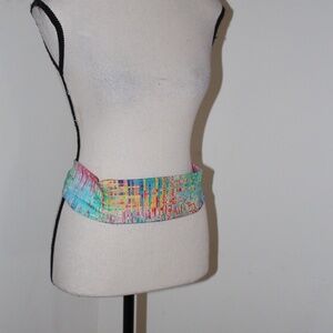 Bandi, Large Pocket belt with hidden pouches NWOT Vibrant colors